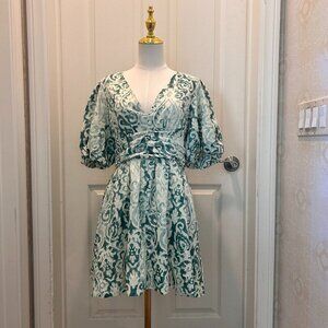 christian lacroix linen wrap dress NEW Christian Lacroix Paisley Linen Wrap Dress